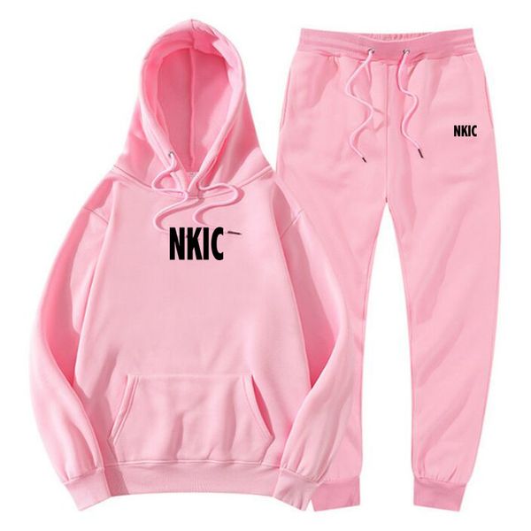 

Men Women Sportswear Sweater Suit Hoodies Pants Sports Clothing Spring Autumn Sets Jogging Trousers Running Male Brand Tracksuits, Beige 1