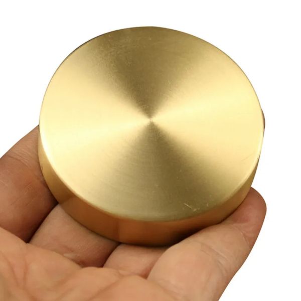 

Portable Chinese Gossip Brass PaperWeight Round Paperweight Metal Chinese Brush Pen Painting Paper Weight Metal Decoration