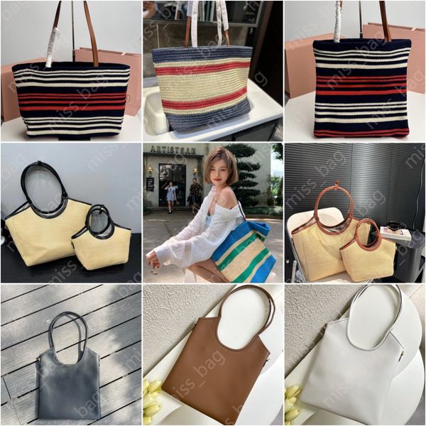 

Hollow woven bags women bags Designer bags luxury underarm bags leather bags underarm bags shoulder bags handbags straw bags casual versatile Handle Large Handbag, Mm12