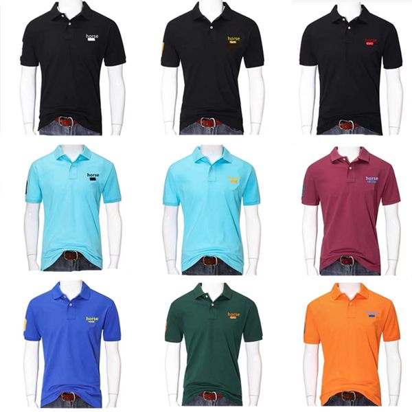 

tshirt mens tee shirt e poloshirt short sleeve cotton breathable business embroidery red designer for men polo shirts, Sage