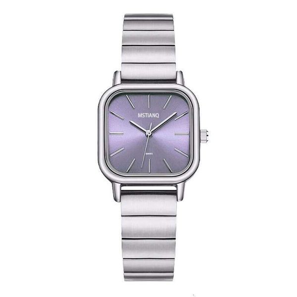 

Designers watch women's light luxury versatile temperament classic fashion simple business casual square female student quartz watch, Blue