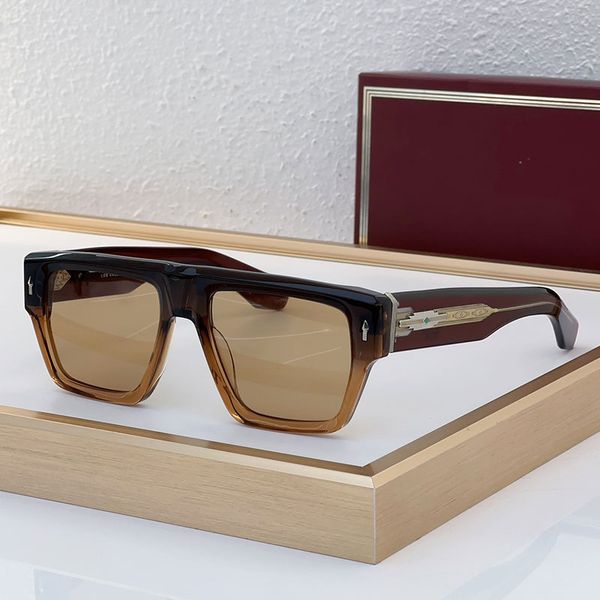 

Fashionable Mens Womens designer square sunglasses ACOMA thick frame design UV400 protective Womens outdoor play sunglasses Mens acetate sunglasses