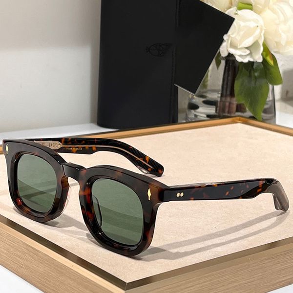 

High quality thick acetate retro sunglasses DEVAUXI Mens Womens round polarized full frame thick sunglasses UV400 protection Mens designer retro sunglasses