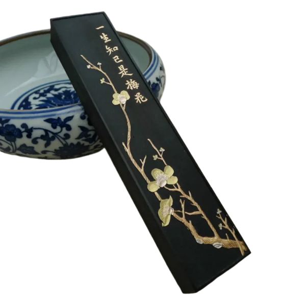 

125g Chinese Calligraphy Solid Ink Sticks Artist Painting Watercolor and Fabric Paint Ink Block Chinese Painting Ink Stick Stone