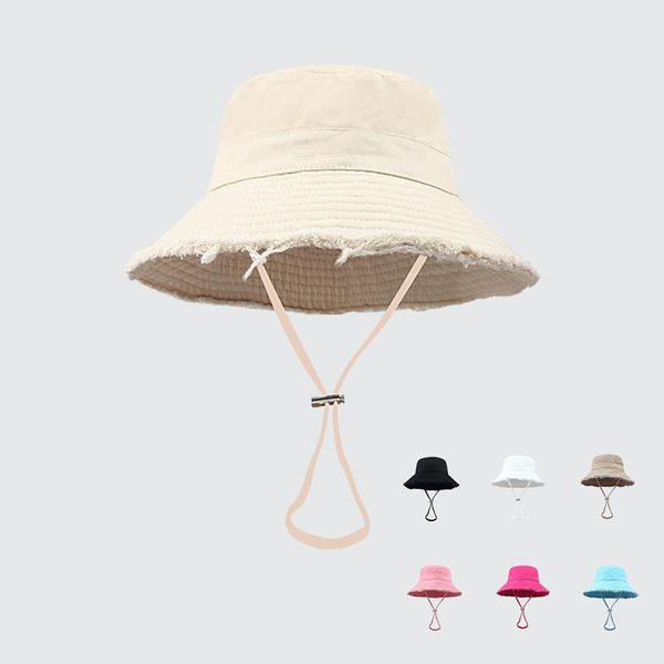 

Designer Women Bucket Men Wide-Brimmed Sun Fashion Baseball Outdoor Fishing Dress Hats Beach Travel Hat, C1 black