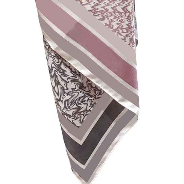 

Women Silk Scarf Double-sided Size 90x90cm Square Shawl With Box 27996