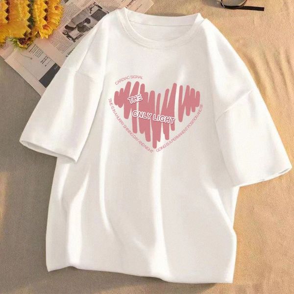 

Summer T Shirt Fashion Mens Womens Designers Tees Tshirts Loose Short Sleeve Tops Streetwear Letter T-Shirt k3Lb#, Multi