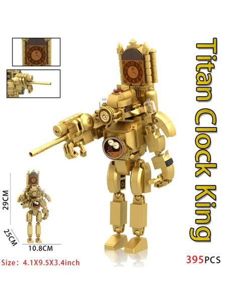 

Drill Titan Man Building Blocks Skibidi Toilet The Audio Man And Camera Titan Man Drillman DIY Bricks Toy For Kid Birthday Gift man
