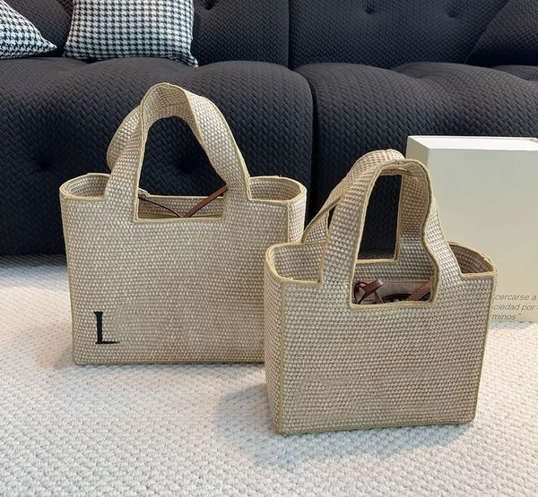 

designer straw Woody Beach Designer Handbag tote Women's Fashion High Quality Shoulder Large Capacity Shopping Bag Two color bag 2a, #1