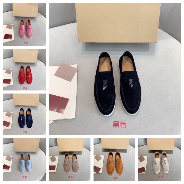 

chaussures hommes designer shoes casual shoes luxury shoes womens sneakers Loafers Blue Winter Unisex green Leather Concrete Floor Buckle Slip-On 35-46, L6