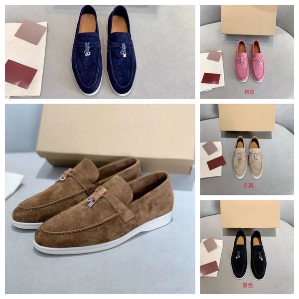 

womens sneakers casual shoes luxury shoes mens shoes designer shoes men sneakers Loafers shoes Winter pink Unisex Leather Concrete Floor Buckle Slip-On floor 35-46, Multi