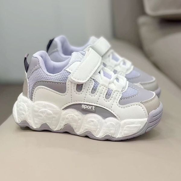 

Children Outdoor Baby Kids Sneakers Spring Autumn New Breathable Mesh Boys Running Non-slip Girls Sports Leisure Toddler Shoes, Beige