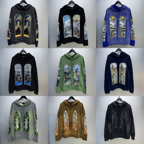 Who Decides War Mens Hoodies Pullover New Fragmented High Street Hip Hop Skateboard Tracksuit