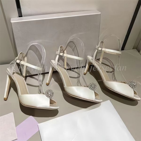 

Top Quality Ladies Stiletto EU 35-42 Silk Surface Real Leather Women High Heels Heel Height 6.5cm/8.5cm/10cm 28052, #2 white-8.5cm