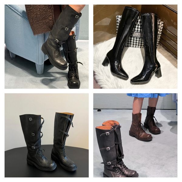 

Women Ankle Boots channel 2024 Thick Bottom Platform Woman Shoes Zipper Fashion Female double Boot Casual Ladies Martin Boots, Green