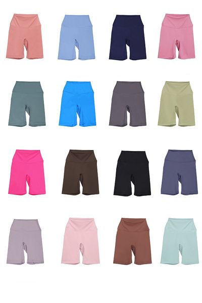 

lululies lemonly Yoga Shorts with Tummy Control No Front Seam High Waist Booty Athletic Workout Gym Biker Running Shorts for Women, A505