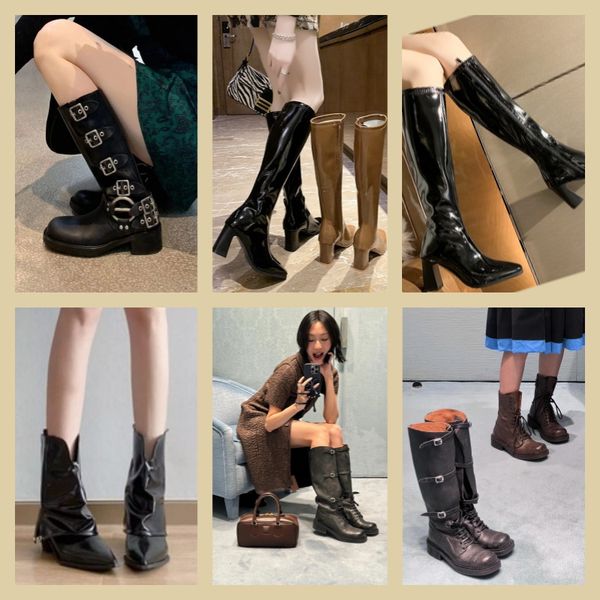 

Martin Boots booties Designer Gold Metal Buckle Decoration Cowskin Low Heel Lace Up Round Toes Zip Monolith, Brown