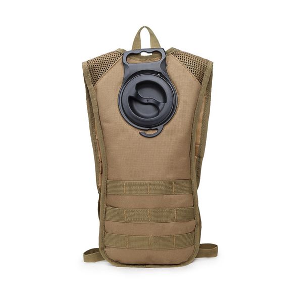 

New Outdoor Sports Large Mouth Water Bag Inner Tank Cycling Backpack Sports Outdoor Camouflage Leisure Backpack, Black