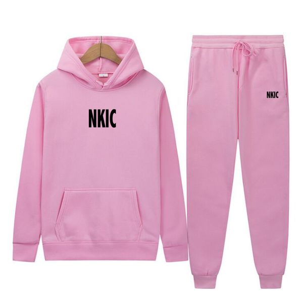 

Men's Brand Tracksuits Sports Hoodies and Pants Sets Fitness Running Suits 2 Piece Sweatshirts Spring Autumn Fleece Printed Clothing S-3XL, Dark grey 1