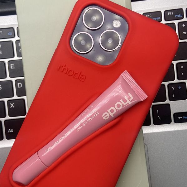 

lipstick (Package) rhode lip gloss mobile phone case for iPhone15promax mobile phone case Apple proof 15, A1
