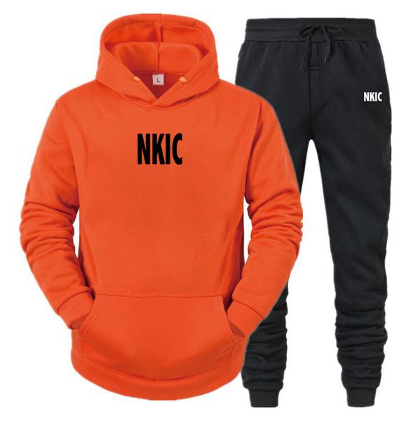 

2 Piece Jogger Suits Mens Autumn Long Sleeve letter printed Gray Hoody Coat and Long Sweatpants Male Outdoors Sport Brand Tracksuits, Beige 1