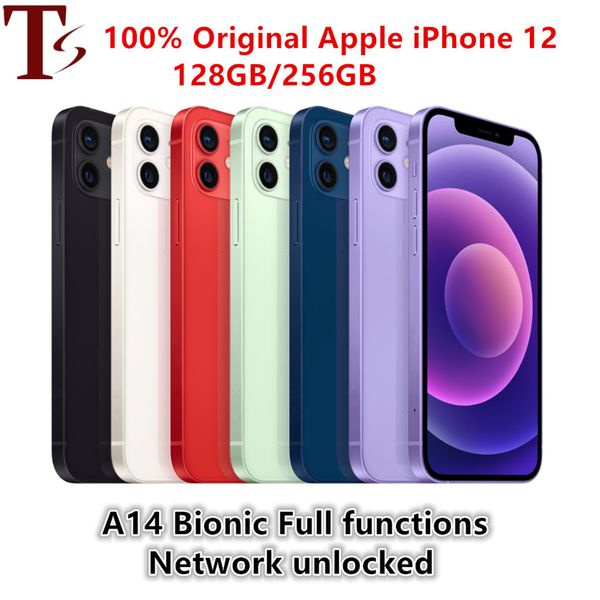 Apple iPhone 12 5G Unlocked 6.1" OLED Display 4GB RAM 64GB/128GB/256GB Face ID NFC Refurbished Like New Smartphone