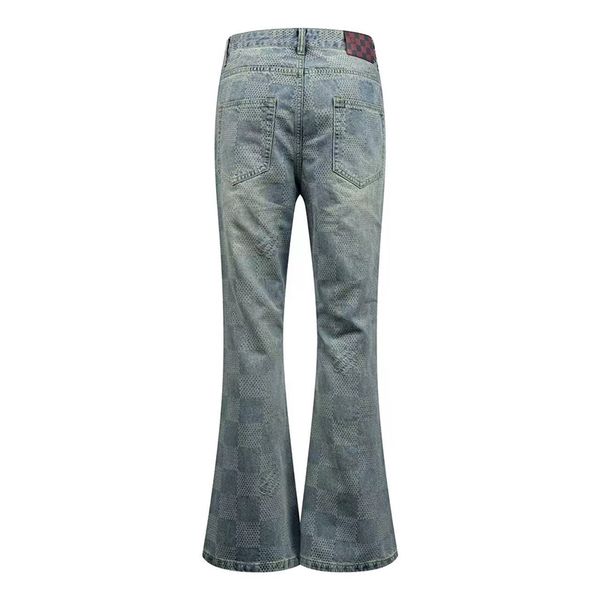 

Europe and the United States Fashion Brand Denim Jeans Slim Bell Bottoms High end Designer Jeans Dancing Pants, Light sky blue