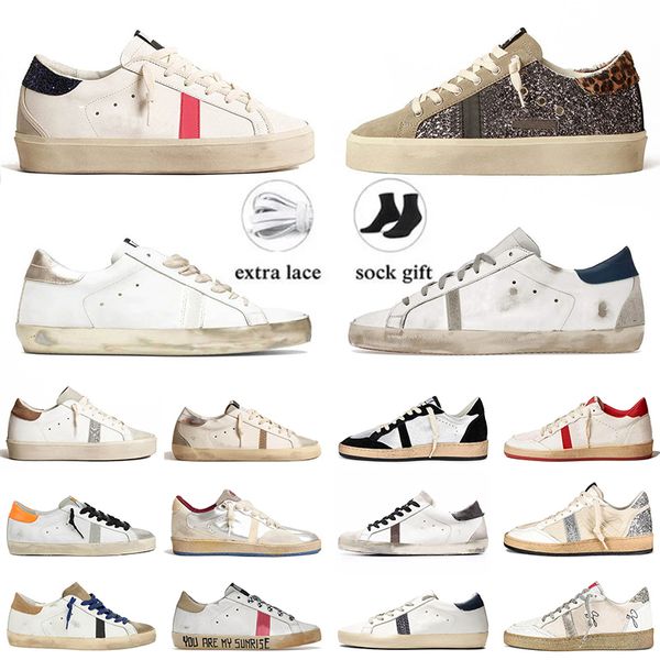 

Designer Platform Mens Shoes Ball Star Shoe Black White Sier sneakers Classic Loafers Casual Flat Sneakers Women Italy Trainers, #20