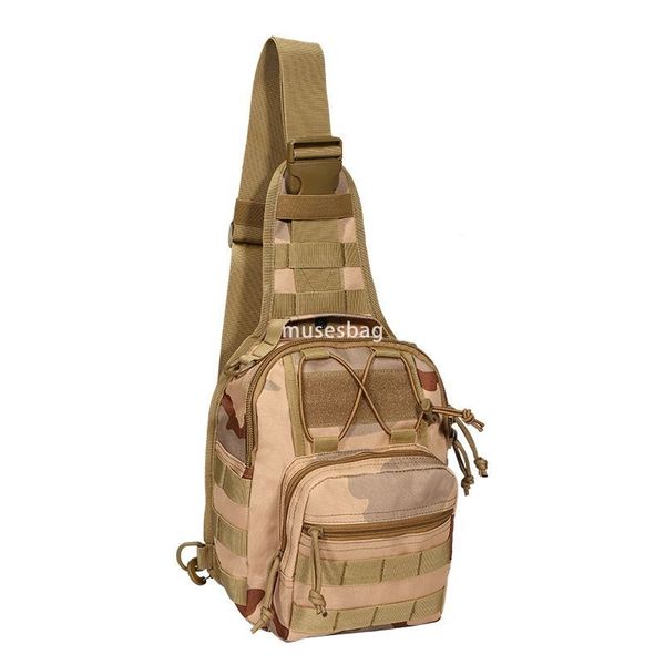 

Oxford cloth 600D encrypted enlarged camouflage chest bag shoulder bag outdoor bag crossbody bag tactical small chest bag, Maple leaf camouflage
