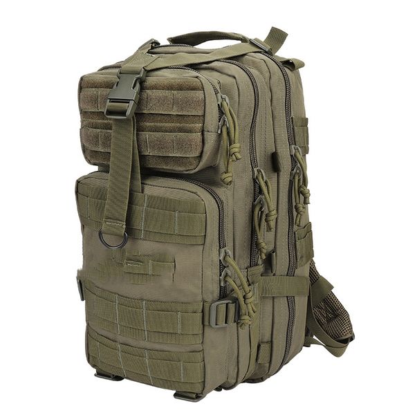 

New Large Capacity Sports Outdoor Military Fan Bag 45L Large Capacity 600D Polyester Encryption Tactical Backpack, Army green