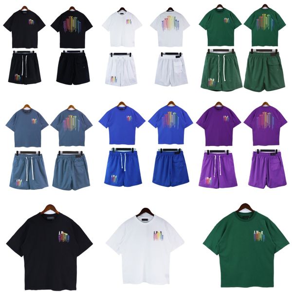Fashion Men's Print T Shirts Shorts Suit Designer Short sleeve T-shirt shorts casual men's and women's suits 2155# 8565#(please order according to pic, not description)