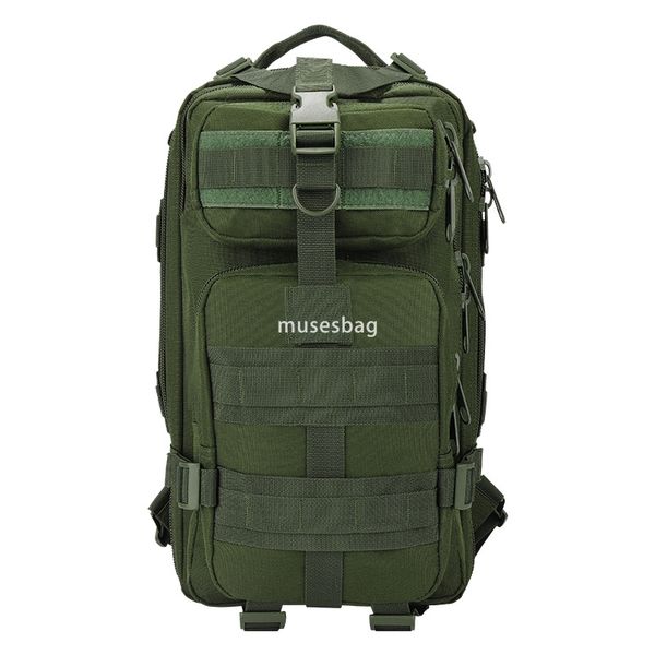

Sports Outdoor Camouflage Bag 26L Tactical Backpack 3P Backpack Backpackers Training equipment Wild camping backpack, Army green