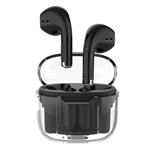

Charging warehouse long life transparent TWS binaural wireless sound movement earphone blue tooth earphone, Black
