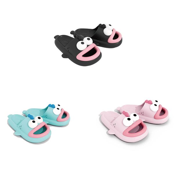 

Clownfish slipper beach sandals female summer 2024 new cartoon funny personality ugly cute cute couple wearing flip-flops men, Grey