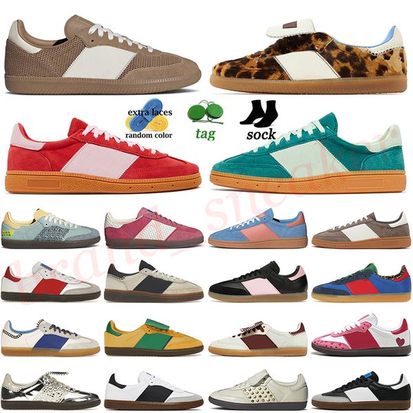 

2024 Wales Bonner Vegan Indoor Shoes Designer Mens Womens Pony Leopard Wonder Clay Royal Classic Collegiate Gum Platform Sneakers Trainers Size 45, Red