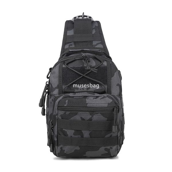 

Upgraded version of small chest bag outdoor sports leisure single shoulder tactical crossbody bag manufacturers direct supply, Jungle camouflage
