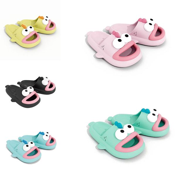 

Fashion classic slippers women summer men wear 2024 new funny non-slip couple cute beach slippers, Blue