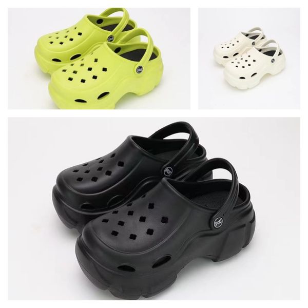 

Casual Clogs Outdoor Waterproof Platform Women man Slippers Beach Slides Massage Beard Black Designer Sandals, Grey