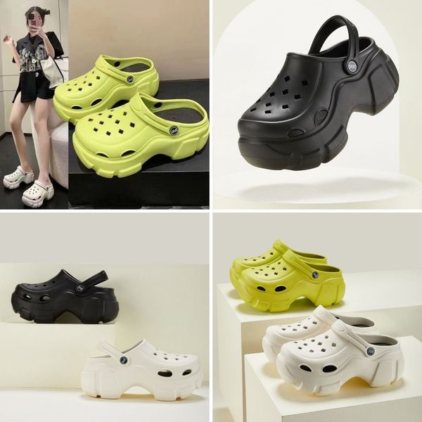 

Classic casual clogs Men's slippers Indoor outdoor waterproof platform Women's slippers Beach slide Black designer sandals, Blue