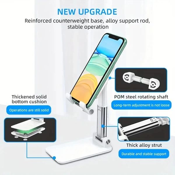 

Phone Mobile Desktop Lazy Bedside Bracket Support Stand Foldable and Hoisting Multi-Function Telescc Holder