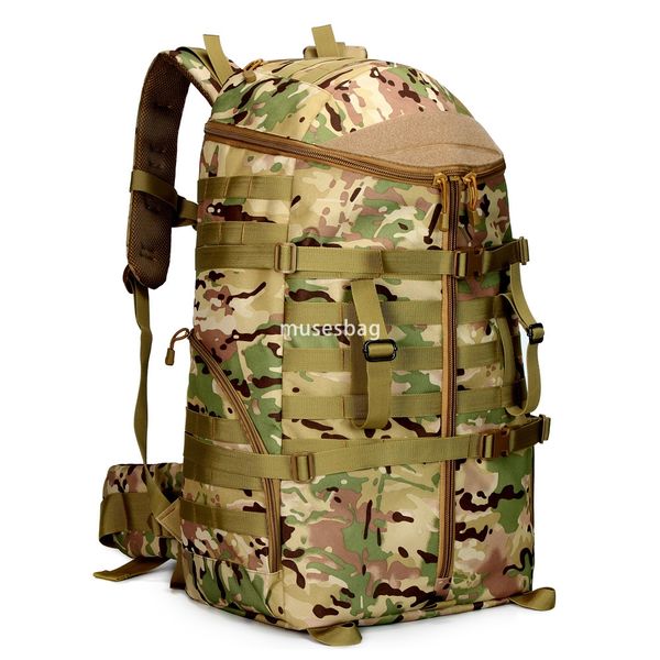 

Large capacity backpack army camouflage backpack special combat multi-functional outdoor sports travel tactical backpack, Khaki