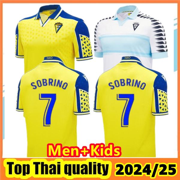 

24 25 Cadiz soccer jerseys CADIZ CF 2024 2025 LOZANO ALEX Bodiger Juan Cala CAMISETA ASCENSO A LIGA SANTANDER de Carnaval men kids home away football shirts, White