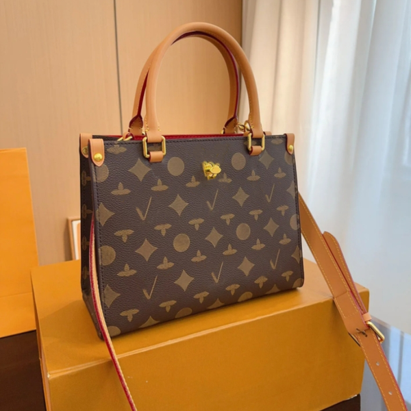 

New handbag Classic Big logo Shopping Bag Hold Bag Leather shoulder bag Evening Bag Messenger Bag Coin wallet, Black