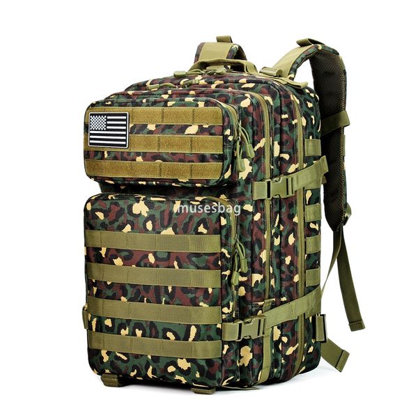 

Outdoor army camouflage backpack special combat multi-functional large capacity mountaineering sports travel camping tactical backpack, Snow jacket