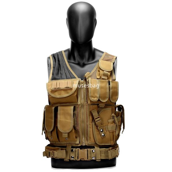 

Outdoor equipment tactical vest vest mesh stab resistant vest breathable military fan protective equipment manufacturers wholesale