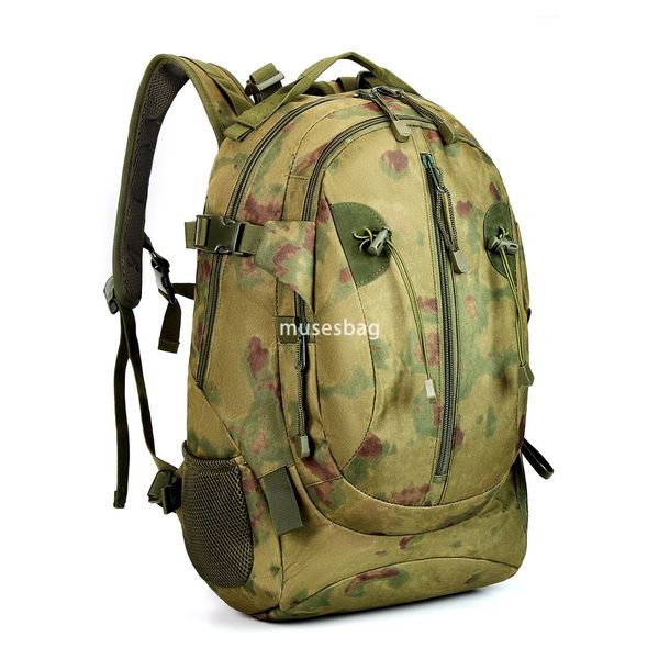 

New large capacity outdoor sports Oxford cloth backpack travel camping leisure army camouflage tactical backpack, Army green