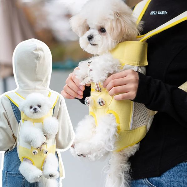 Adjustable Pet Cat Chest Backpack For Outdoor Carrying Travel Dog Bag Bags Handbag 240724