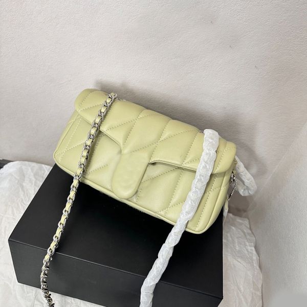 

Designer Bag Tabby 26 Fashionable Lady Party Shoulder Mini Square Quilted Vintage Chain Adjustable Woman Plated Gold Sier Letter 412, 13 about 20cm