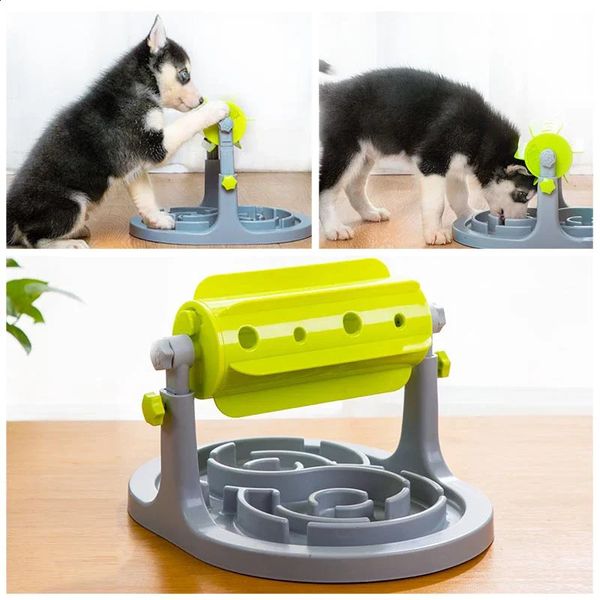 Dog Puzzle Roller Missing Food Toy Feeding Interactive Pet Supplies Cat 240723