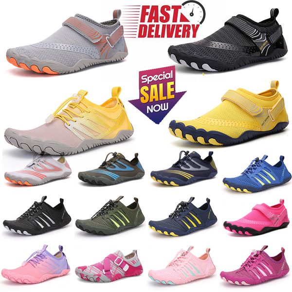 

2024 New Fashion Designer Shoes Free shipping Men's Women's Buckles Wear resistant sports casual shoes Outdoor breathable lightweight Black yellow blue pink 35-47, #2
